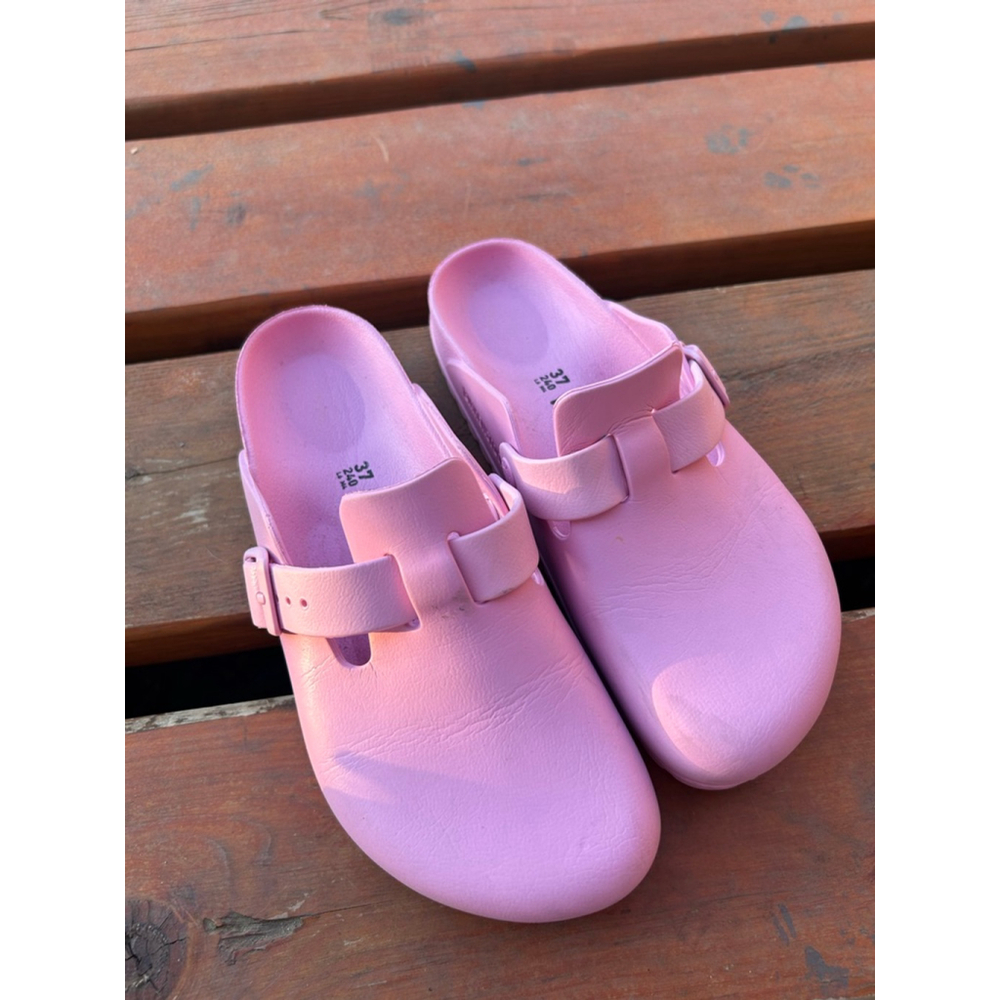 Birkenstock Pink Slip-On Clogs - Picture 2 of 4
